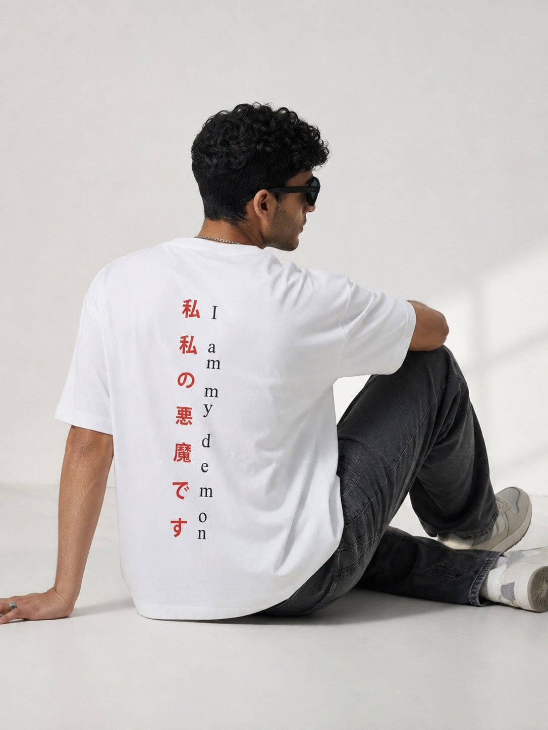 Seoul Vibe Printed Round Neck Oversize Pre-customized Tshirt for Men