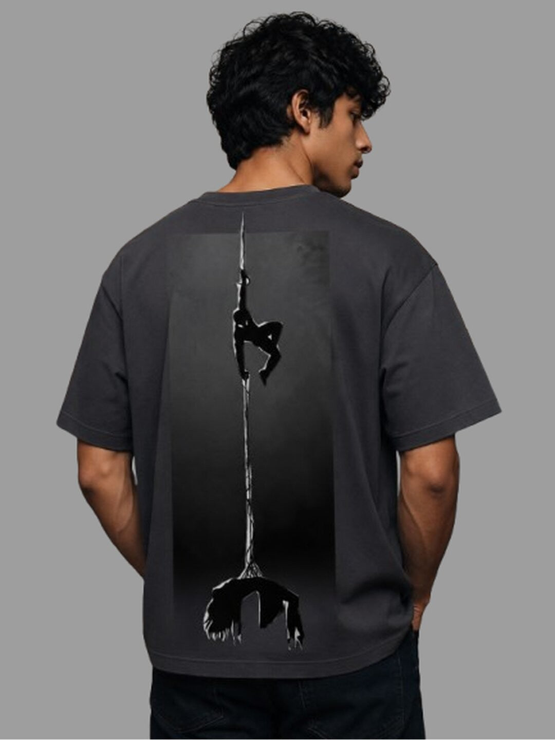 Spider Man Printed Round Neck Oversize Pre-customized Tshirt for Men