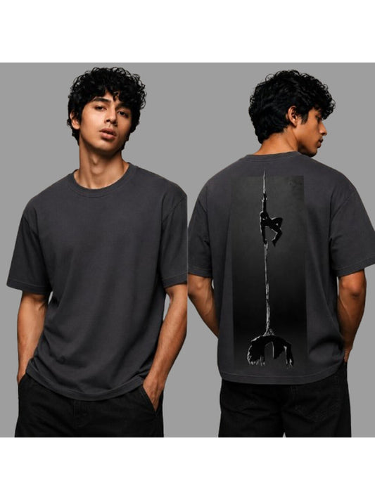 Korean 03 Printed Round Neck Oversized Pre customized Tshirt for Men