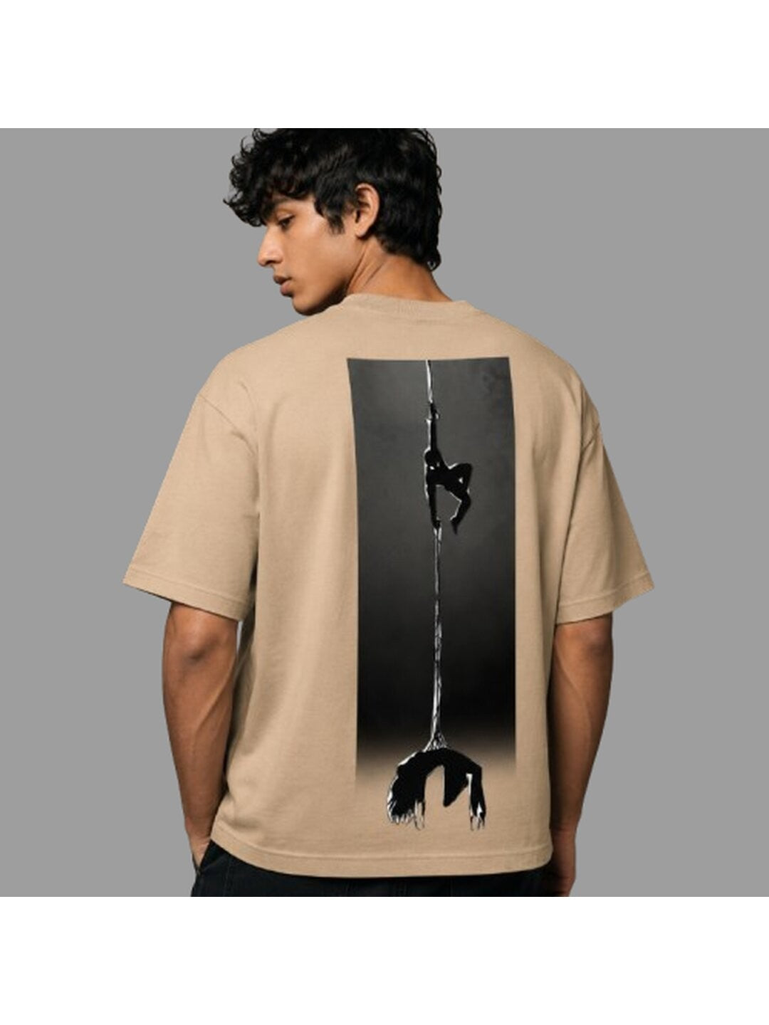 Spider Man Printed Round Neck Oversize Pre-customized Tshirt for Men