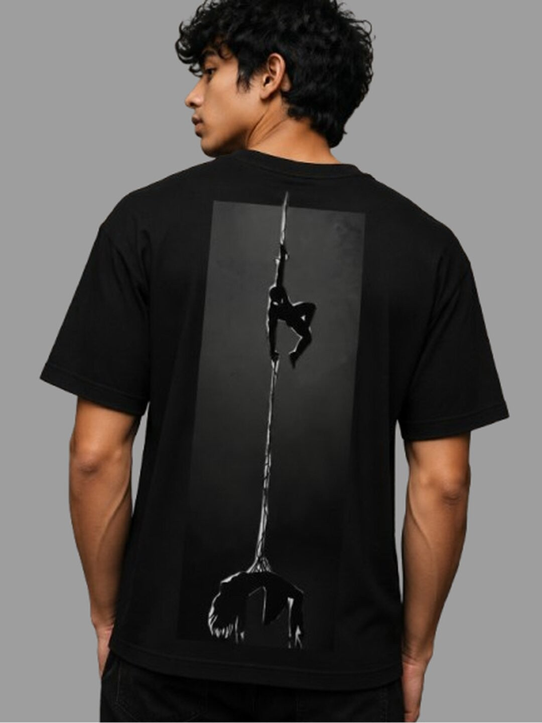 Spider Man Printed Round Neck Oversize Pre-customized Tshirt for Men
