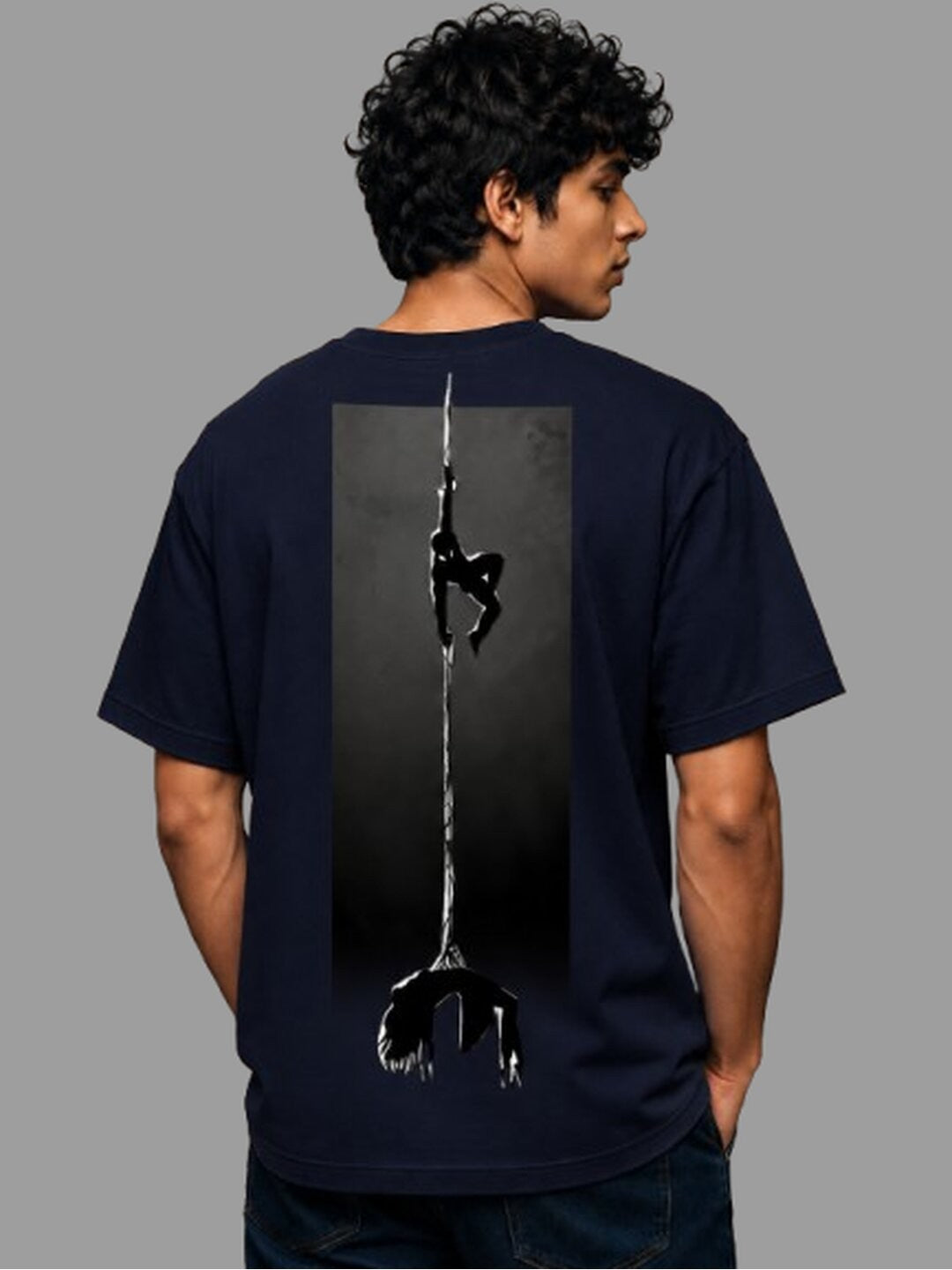 Spider Man Printed Round Neck Oversize Pre-customized Tshirt for Men