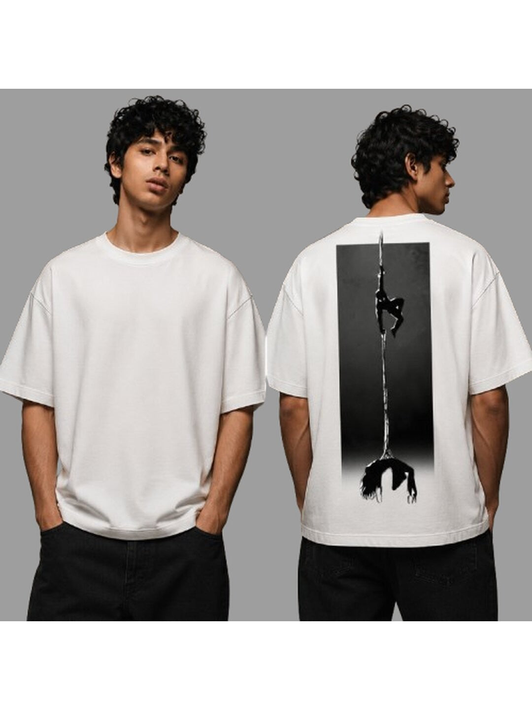 Spider Man Printed Round Neck Oversize Pre-customized Tshirt for Men