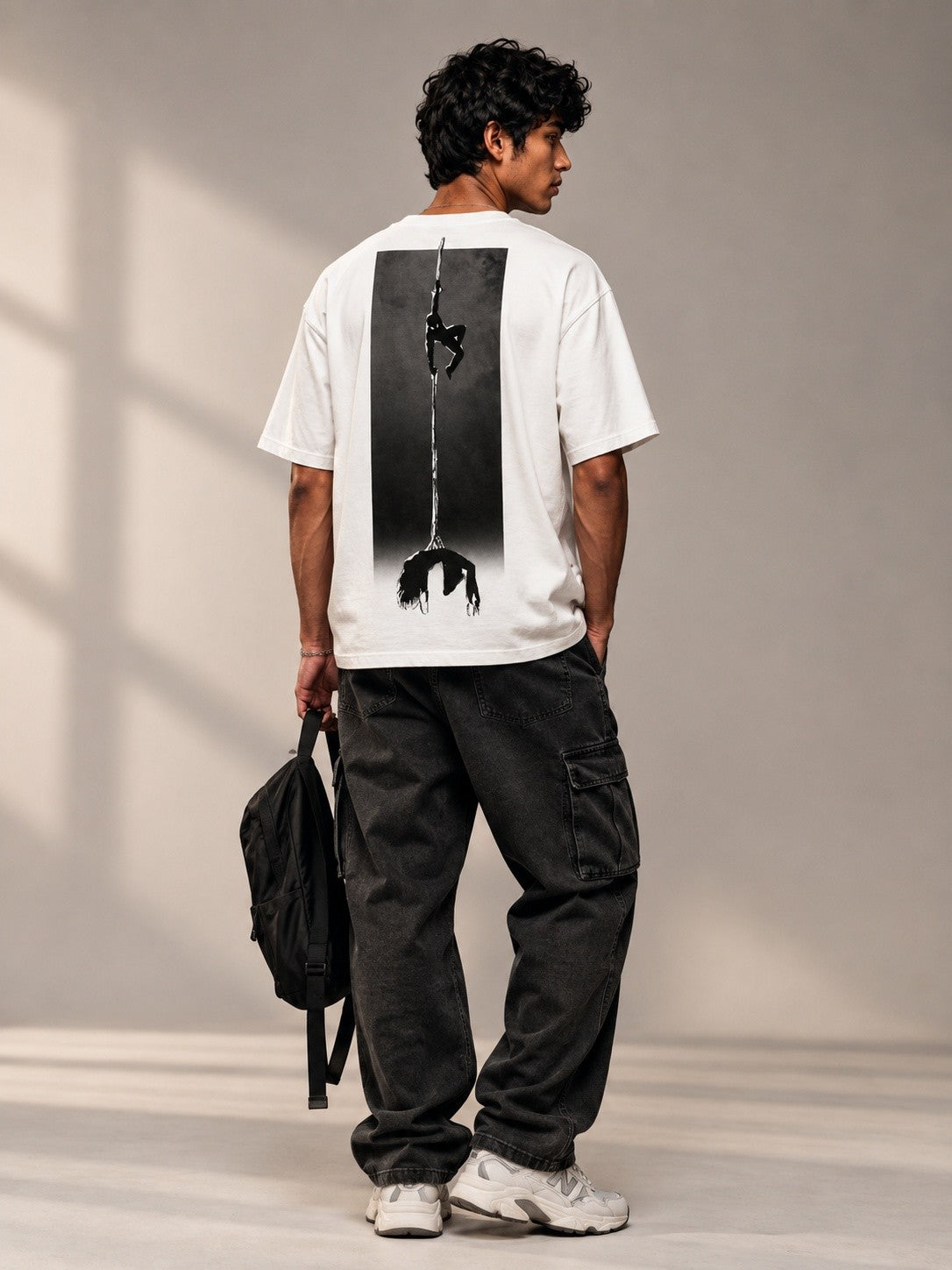 Spider Man Printed Round Neck Oversize Pre-customized Tshirt for Men