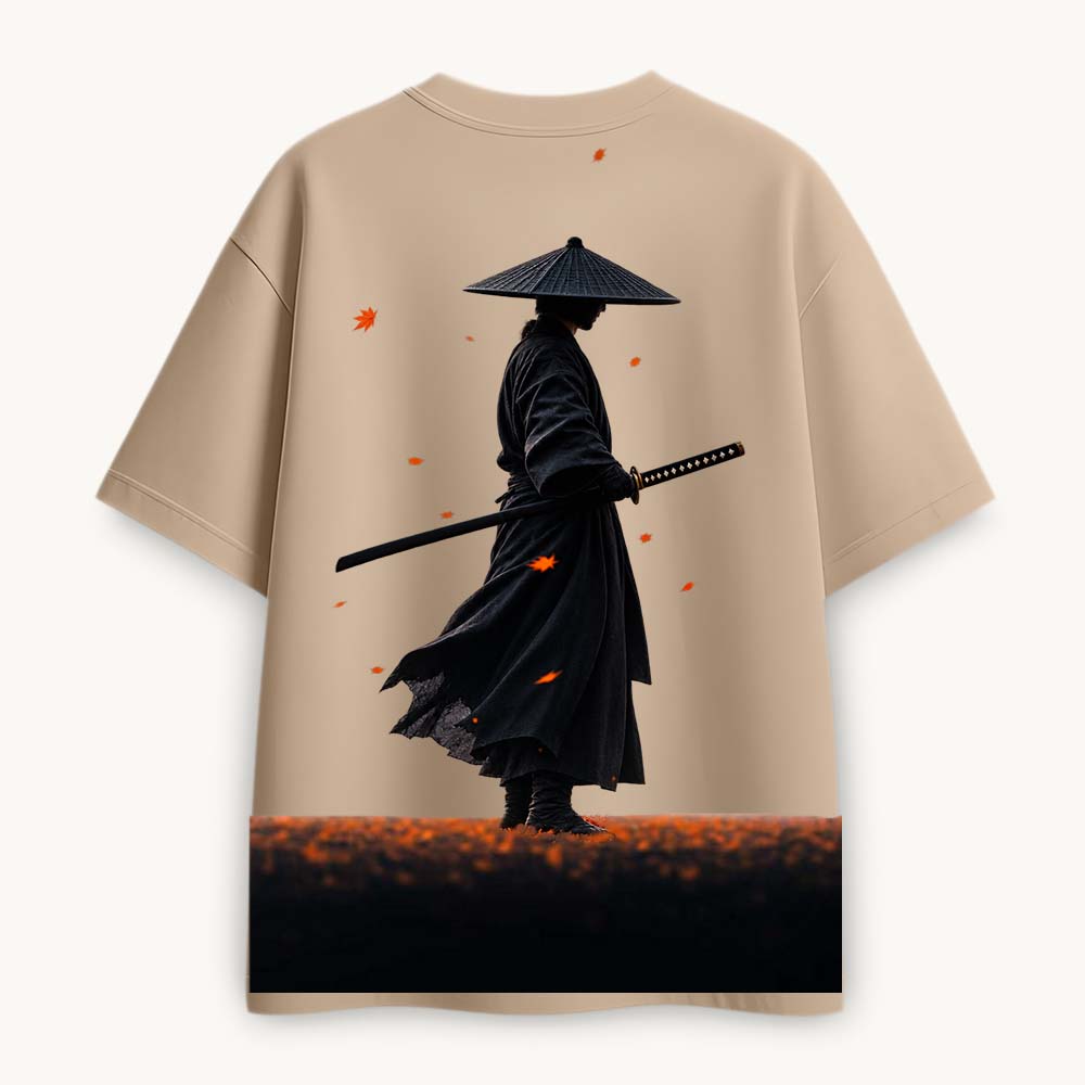 Hangul Drip Printed Round Neck Oversize Pre-customized Tshirt for Men