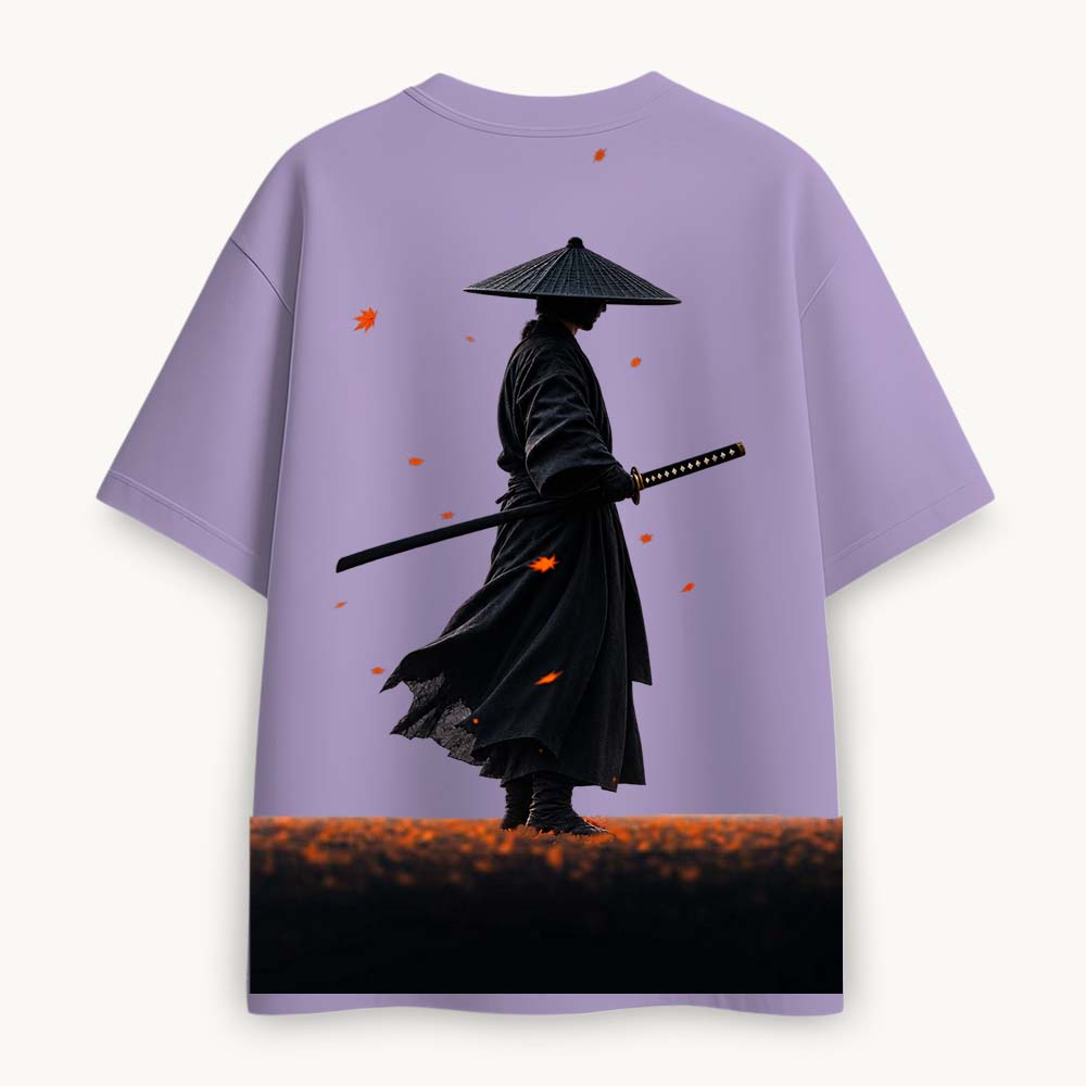 Hangul Drip Printed Round Neck Oversize Pre-customized Tshirt for Men
