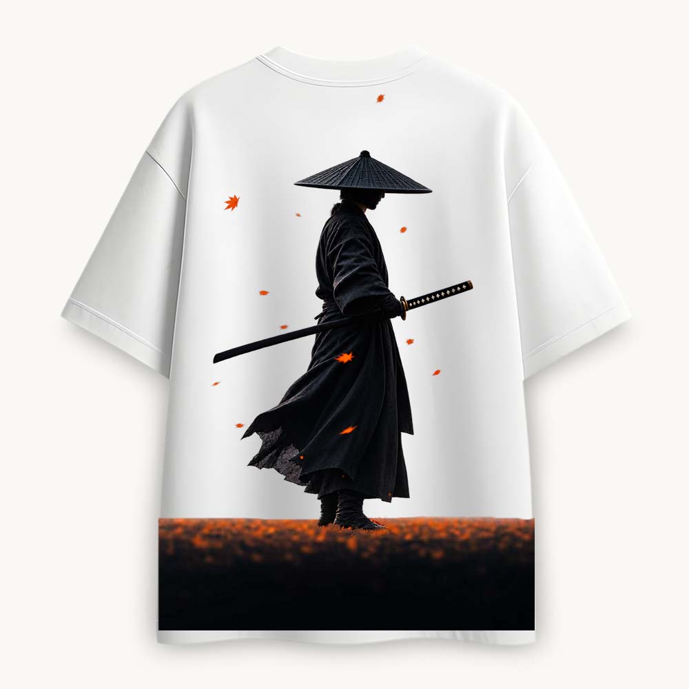 Hangul Drip Printed Round Neck Oversize Pre-customized Tshirt for Men