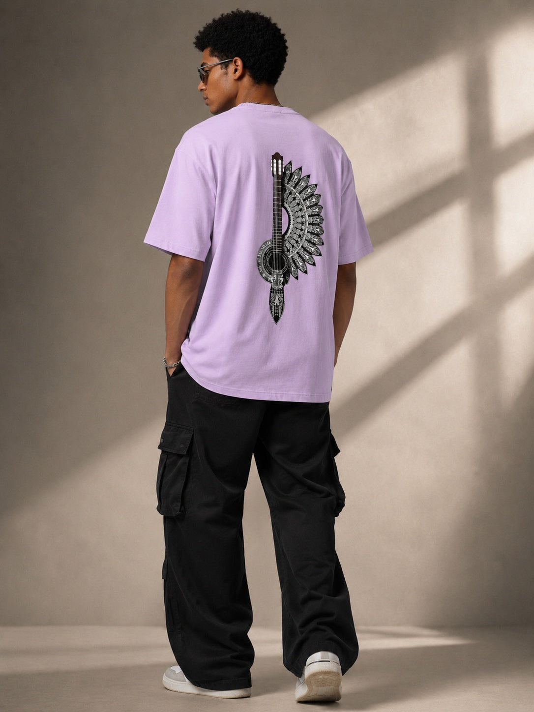 Mixed Frame Printed Round Neck Oversize Pre-customized Tshirt for Men