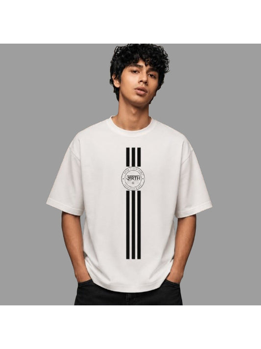Trendy 04 Printed Round Neck Oversized Pre customized Tshirt for Men