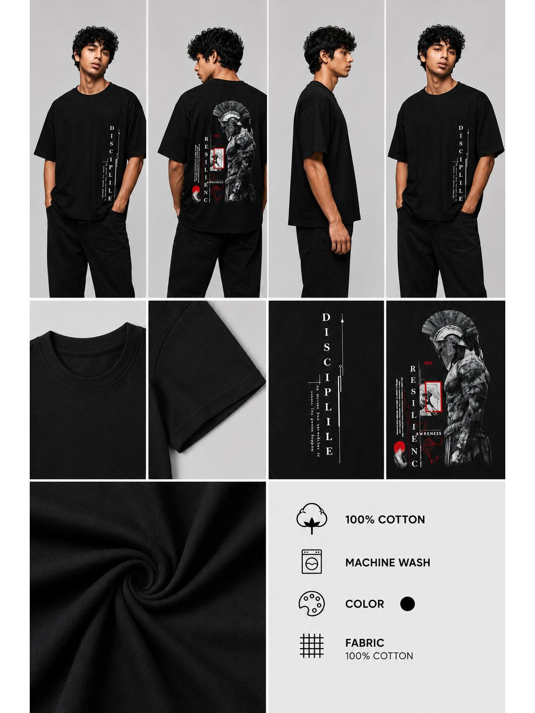 Trendy 07 Printed Round Neck Oversized Pre customized Tshirt for Men