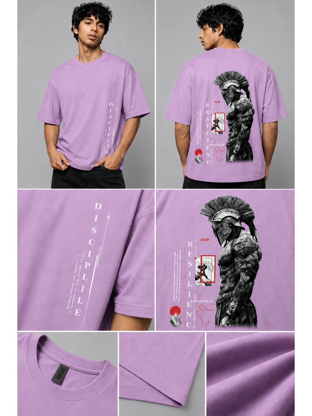 Trendy 07 Printed Round Neck Oversized Pre customized Tshirt for Men