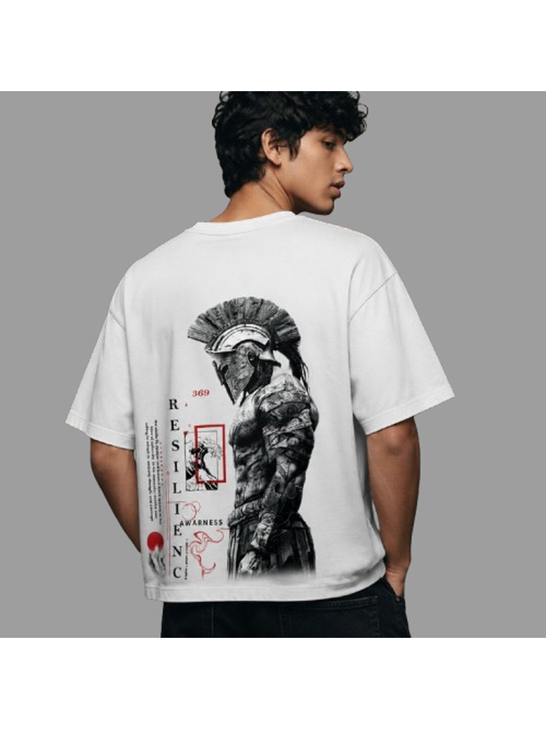 Trendy 07 Printed Round Neck Oversized Pre customized Tshirt for Men