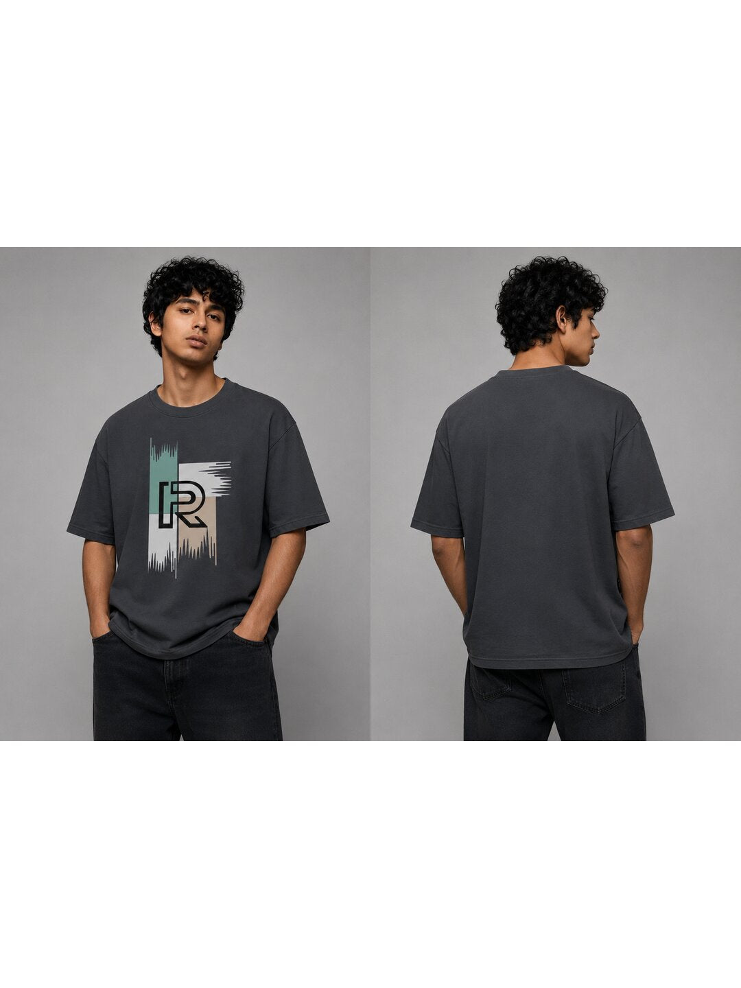 Trendy 09 Printed Round Neck Oversized Pre customized Tshirt for Men