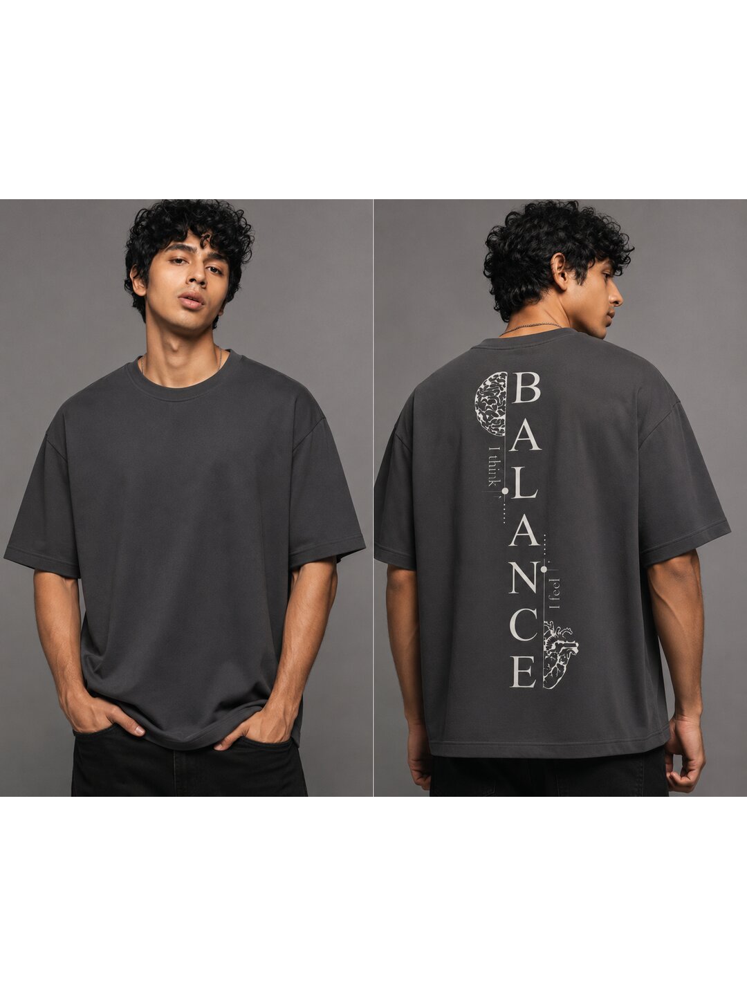 Word Idioms 01 Printed Round Neck Oversized Pre customized Tshirt for Men