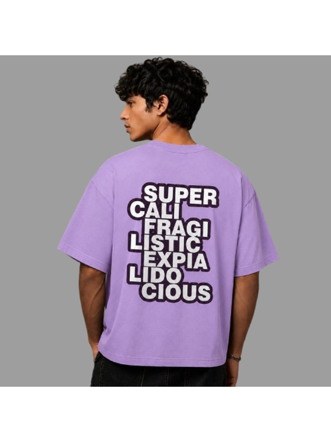 Guiness Word Printed Round Neck Oversize Pre-customized Tshirt for Men