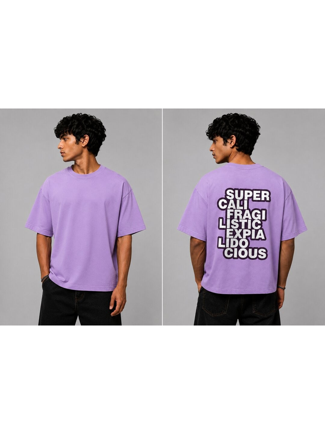 Guiness Word Printed Round Neck Oversize Pre-customized Tshirt for Men