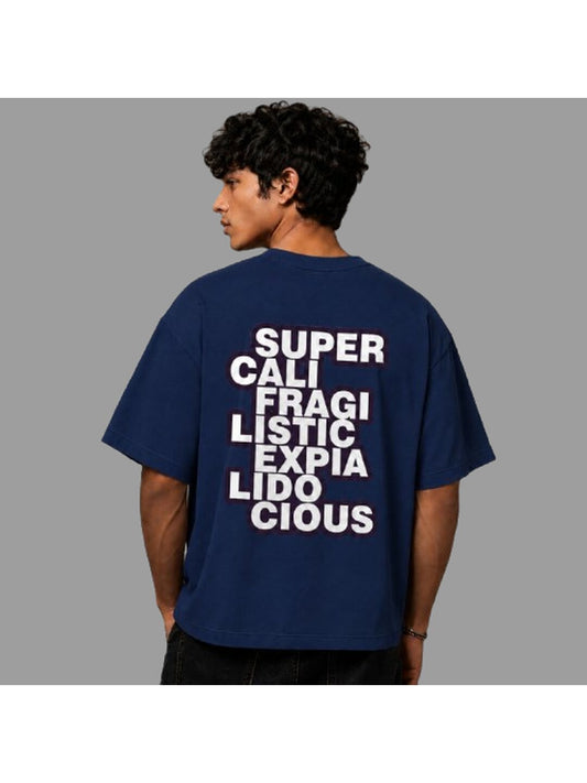 Word Idioms 04 Printed Round Neck Oversized Pre customized Tshirt for Men