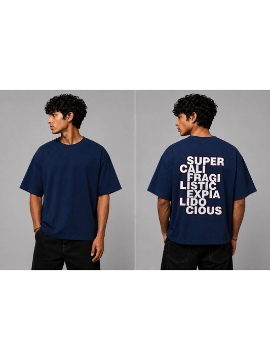 Word Idioms 04 Printed Round Neck Oversized Pre customized Tshirt for Men