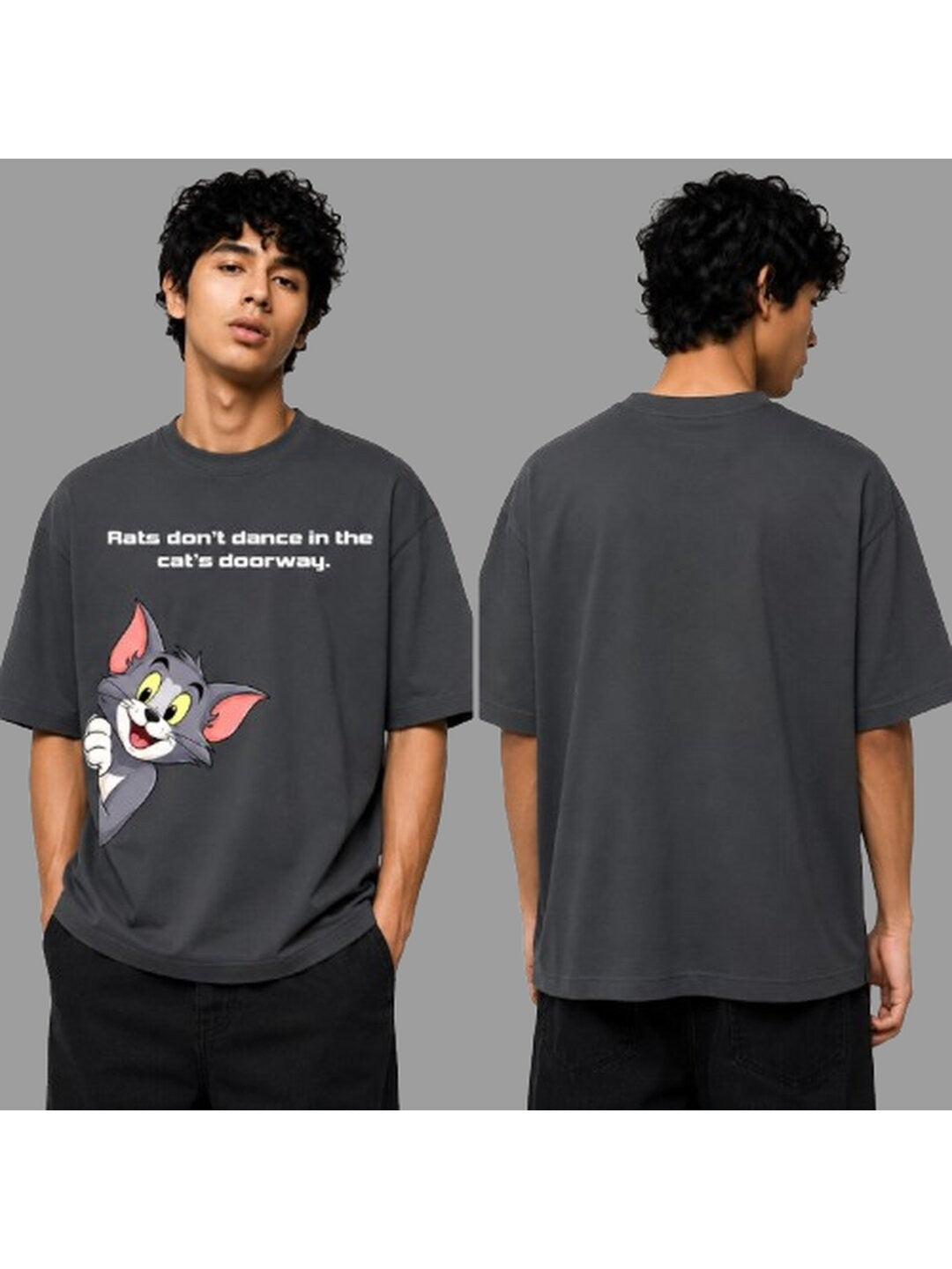 African proverb Printed Round Neck Oversize Pre-customized Tshirt for Men