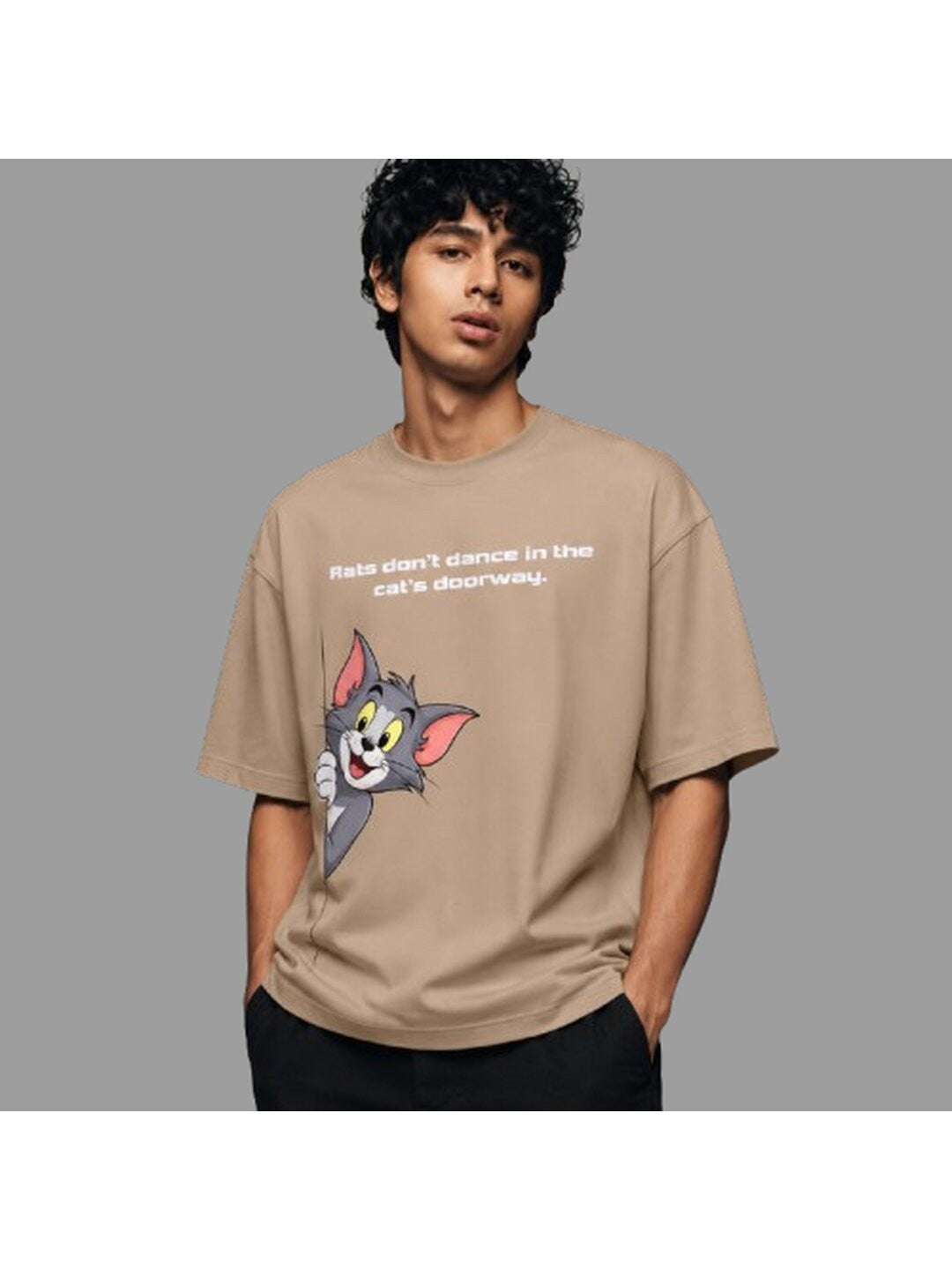 African proverb Printed Round Neck Oversize Pre-customized Tshirt for Men