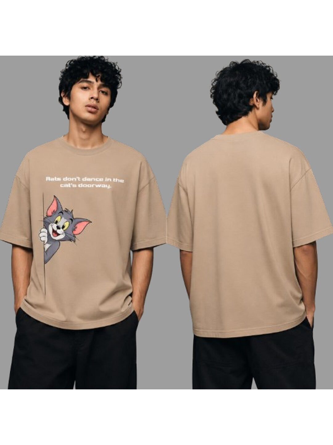 African proverb Printed Round Neck Oversize Pre-customized Tshirt for Men