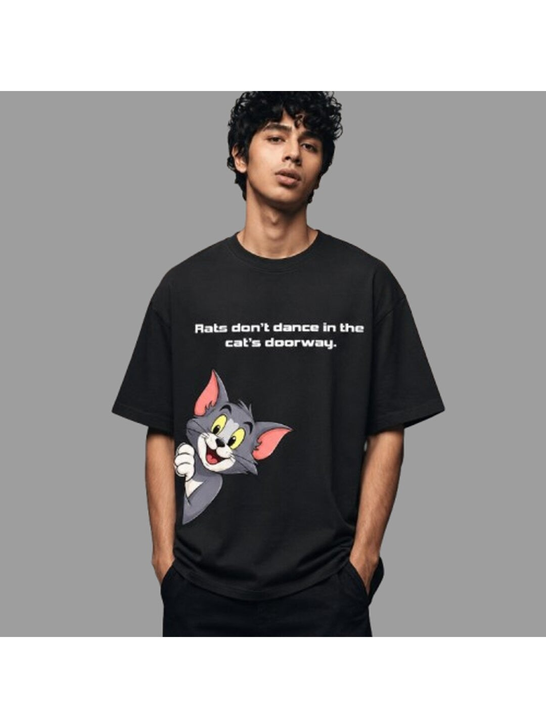 African proverb Printed Round Neck Oversize Pre-customized Tshirt for Men
