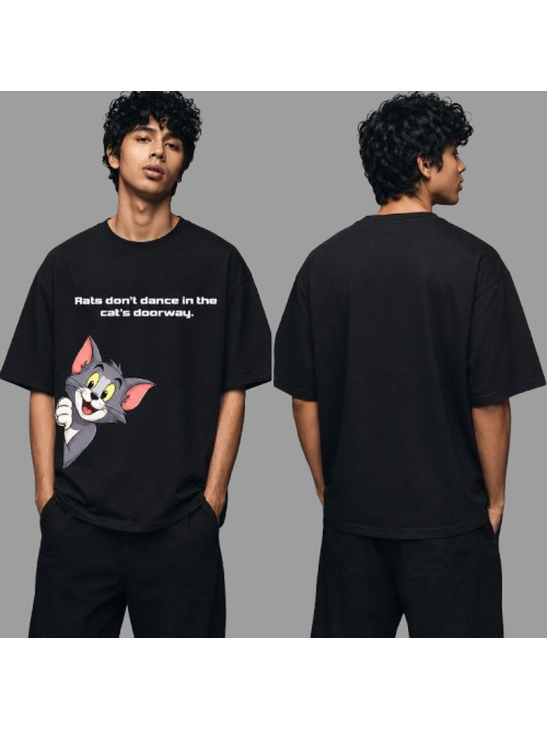 African proverb Printed Round Neck Oversize Pre-customized Tshirt for Men