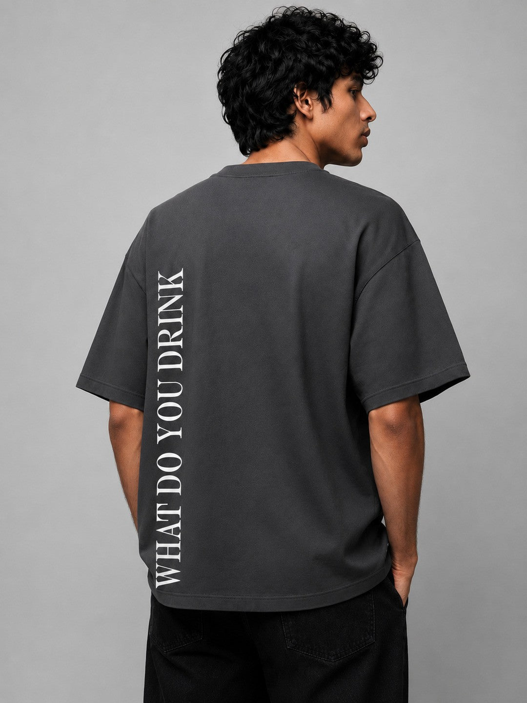 Poison Printed Round Neck Oversize Pre-customized Tshirt for Men