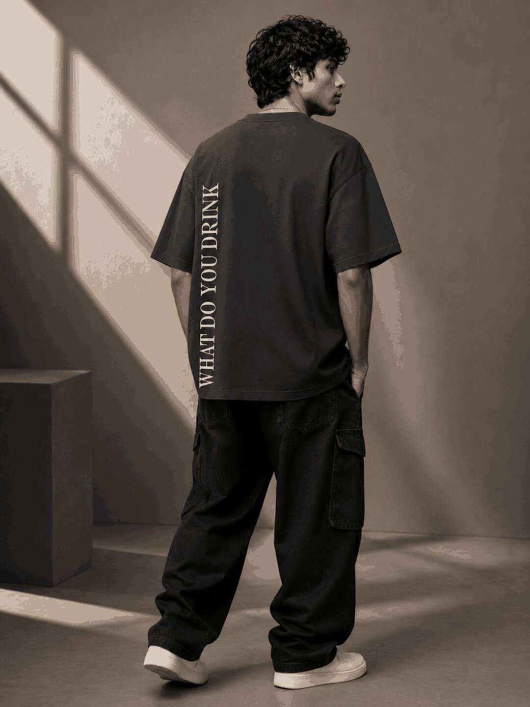 Poison Printed Round Neck Oversize Pre-customized Tshirt for Men