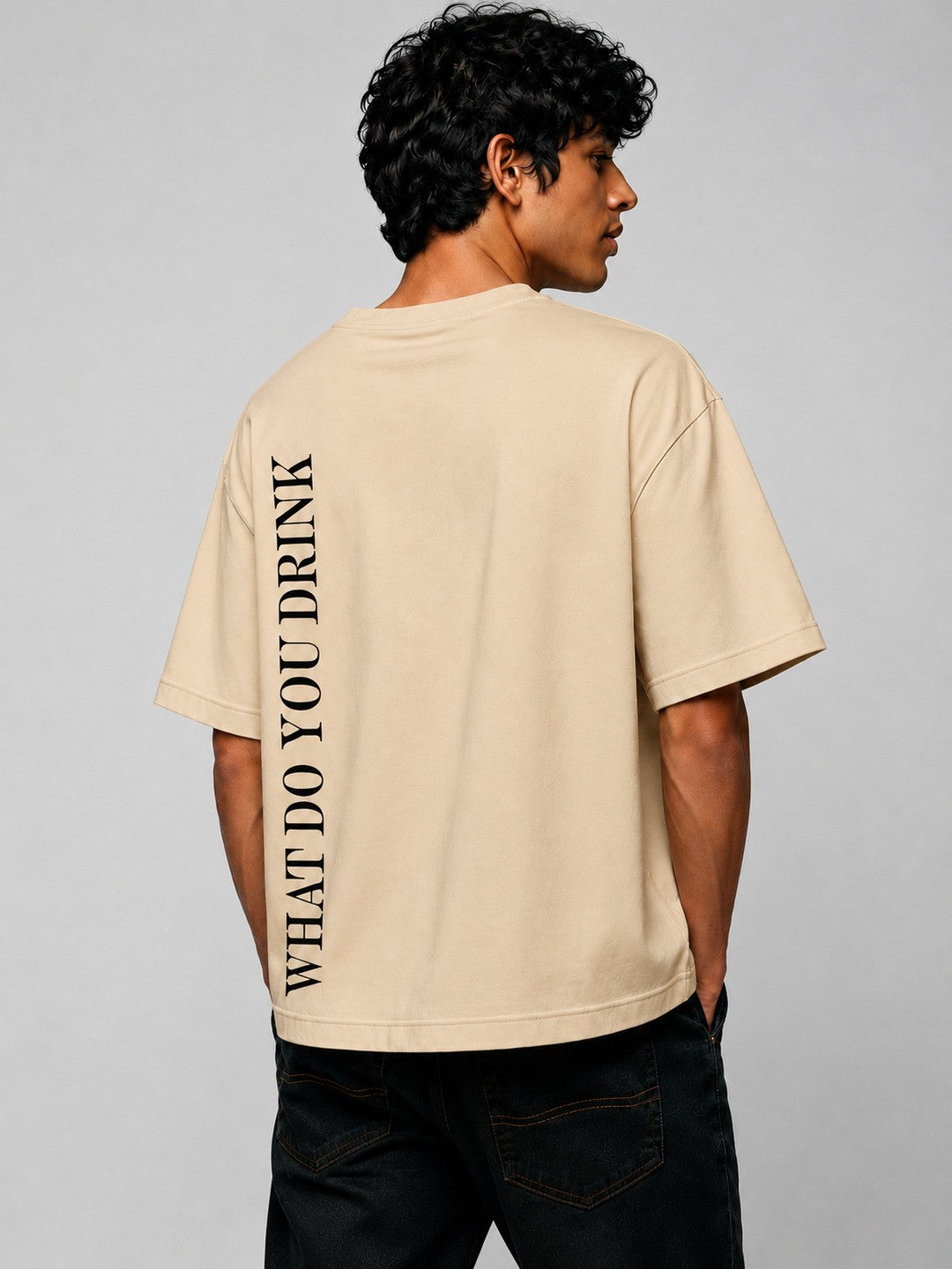 Poison Printed Round Neck Oversize Pre-customized Tshirt for Men