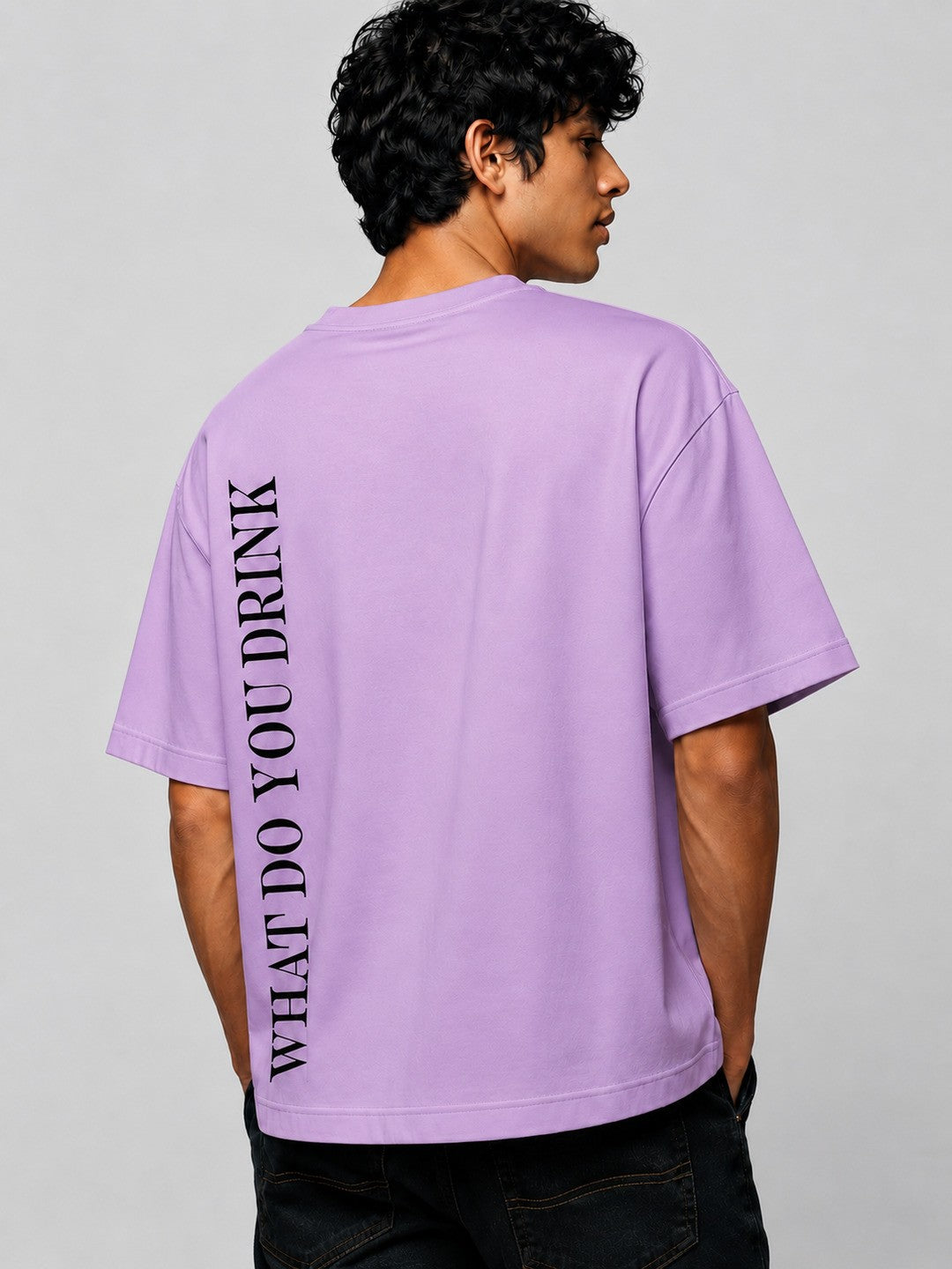 Poison Printed Round Neck Oversize Pre-customized Tshirt for Men