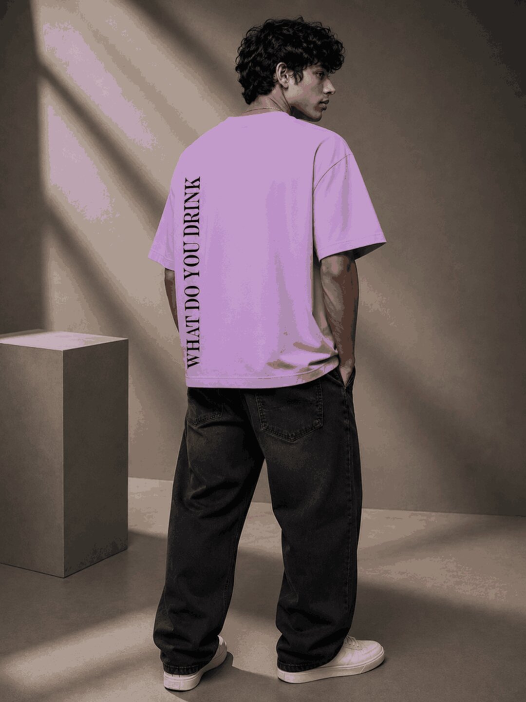 Poison Printed Round Neck Oversize Pre-customized Tshirt for Men