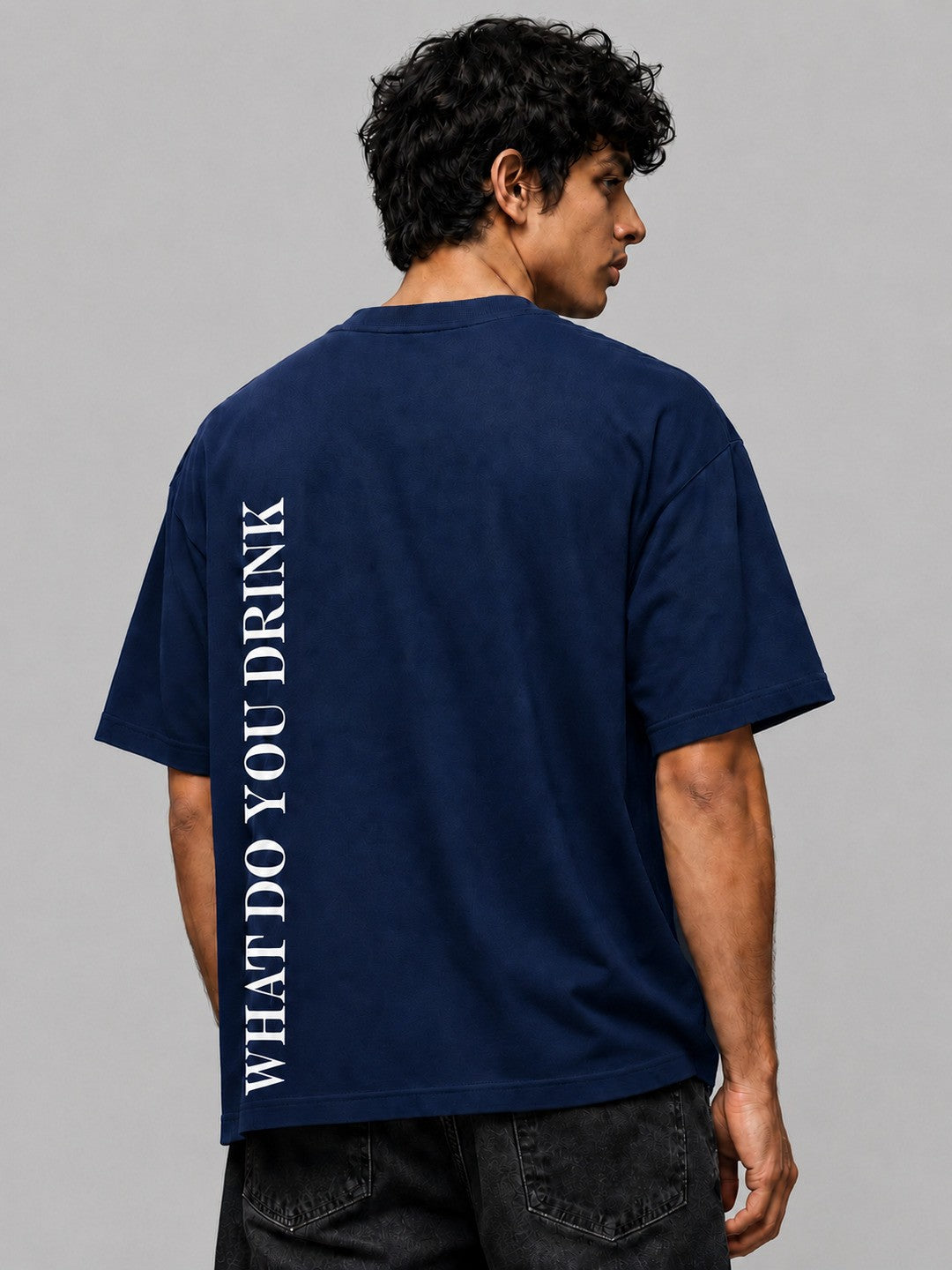 Poison Printed Round Neck Oversize Pre-customized Tshirt for Men
