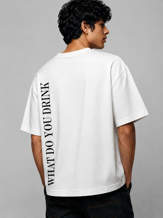 Poison Printed Round Neck Oversize Pre-customized Tshirt for Men