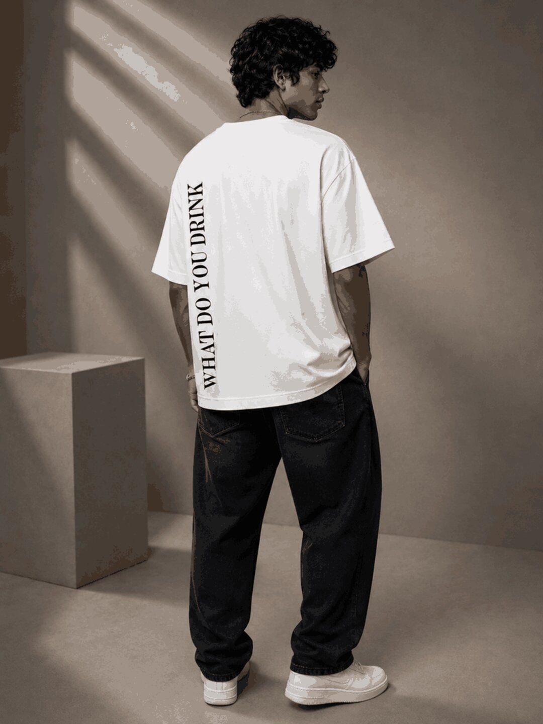 Poison Printed Round Neck Oversize Pre-customized Tshirt for Men