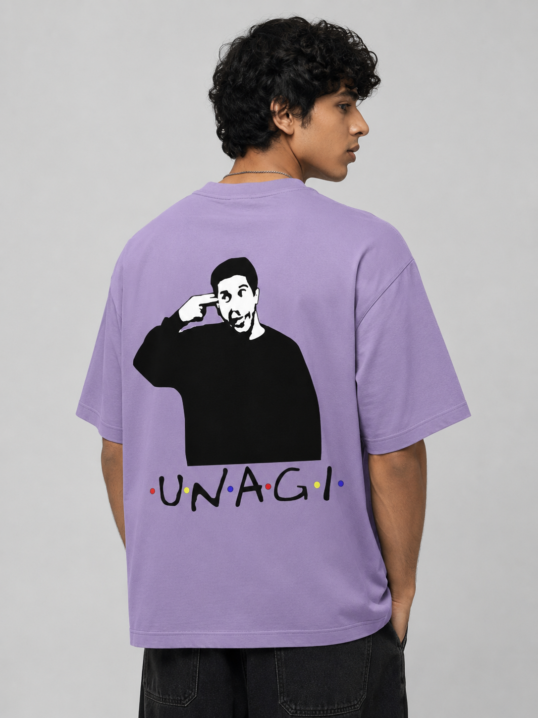 Unagi Printed Round Neck Oversize Pre-customized Tshirt for Men