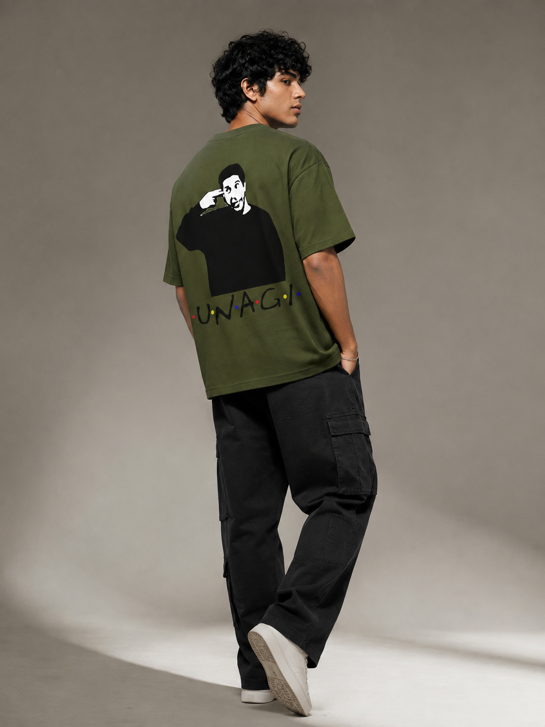 Unagi Printed Round Neck Oversize Pre-customized Tshirt for Men