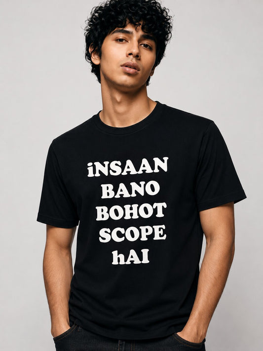Asthetic 09 Printed Round Neck Regular Pre customized Tshirt for Men