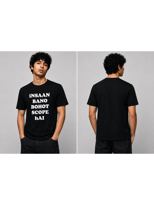Asthetic 09 Printed Round Neck Regular Pre customized Tshirt for Men