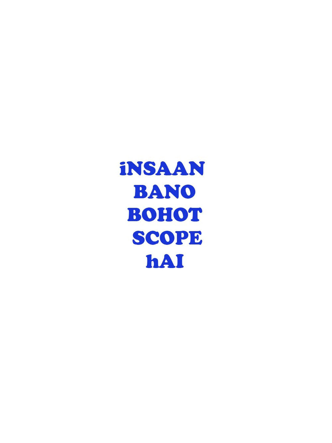 Insaan Scope Printed Round Neck Regular Pre-customized Tshirt for Men