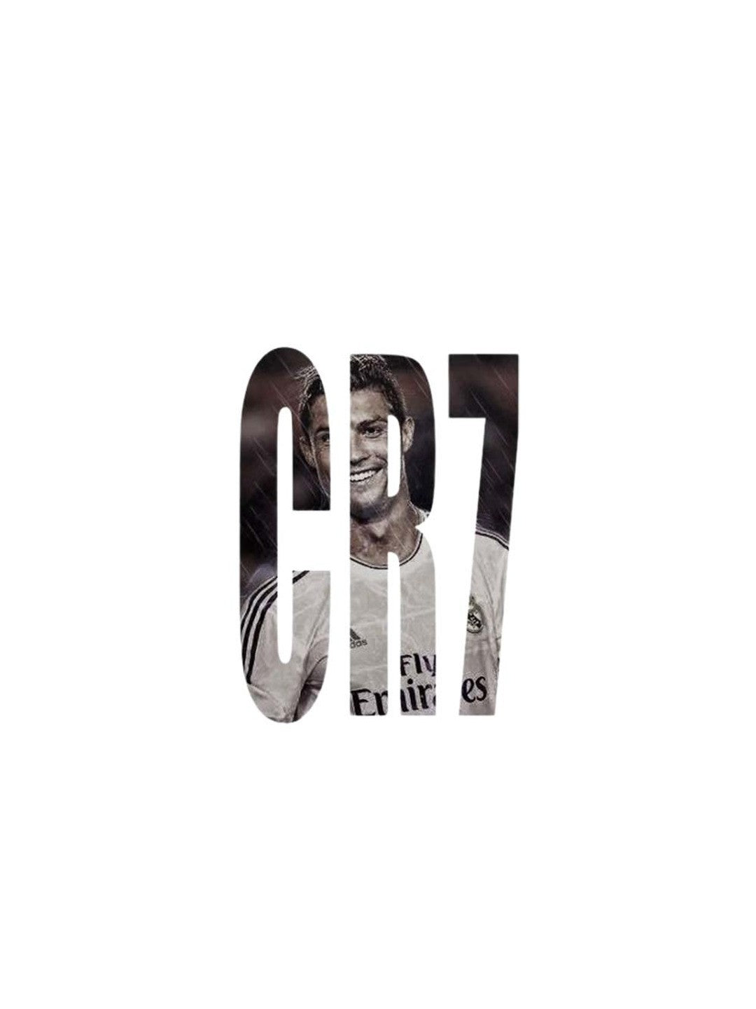CR7 Printed Round Neck Regular Pre-customized Tshirt for Men