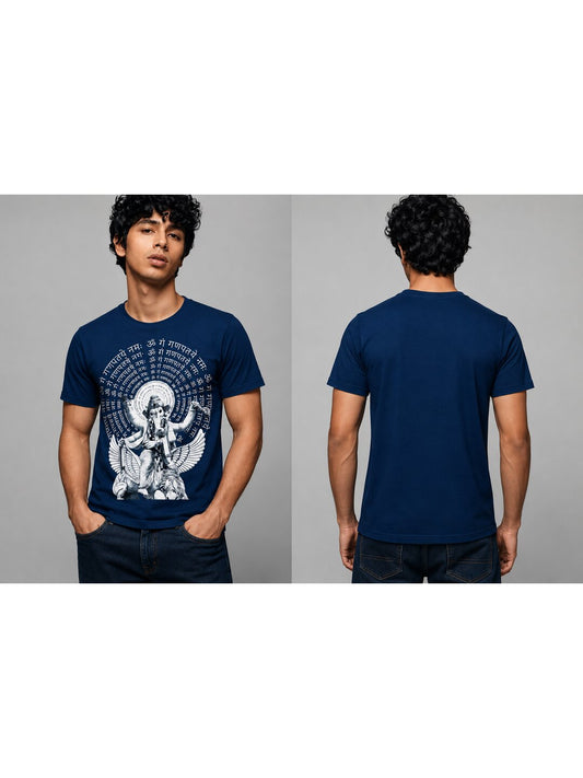 Culture 03 Printed Round Neck Regular Pre customized Tshirt for Men
