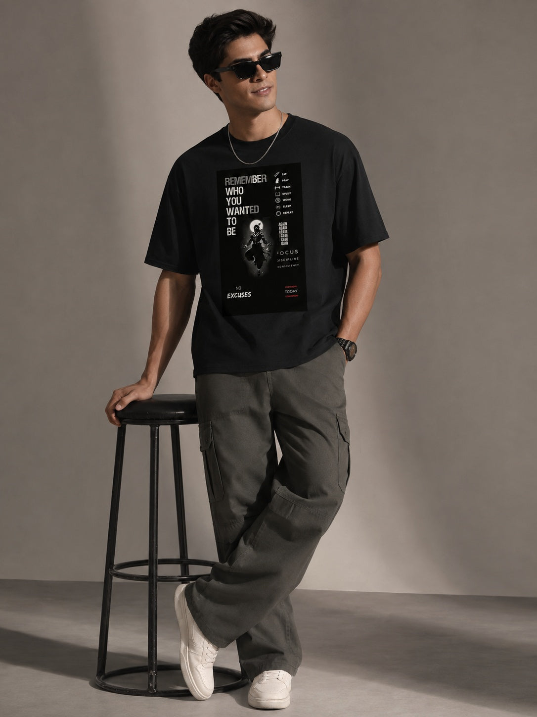 Identity Printed Round Neck Regular Pre-customized Tshirt for Men