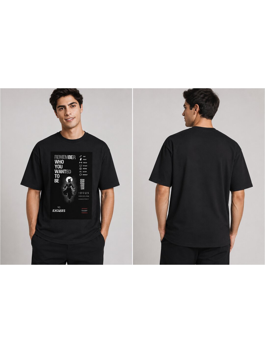 Identity Printed Round Neck Regular Pre-customized Tshirt for Men