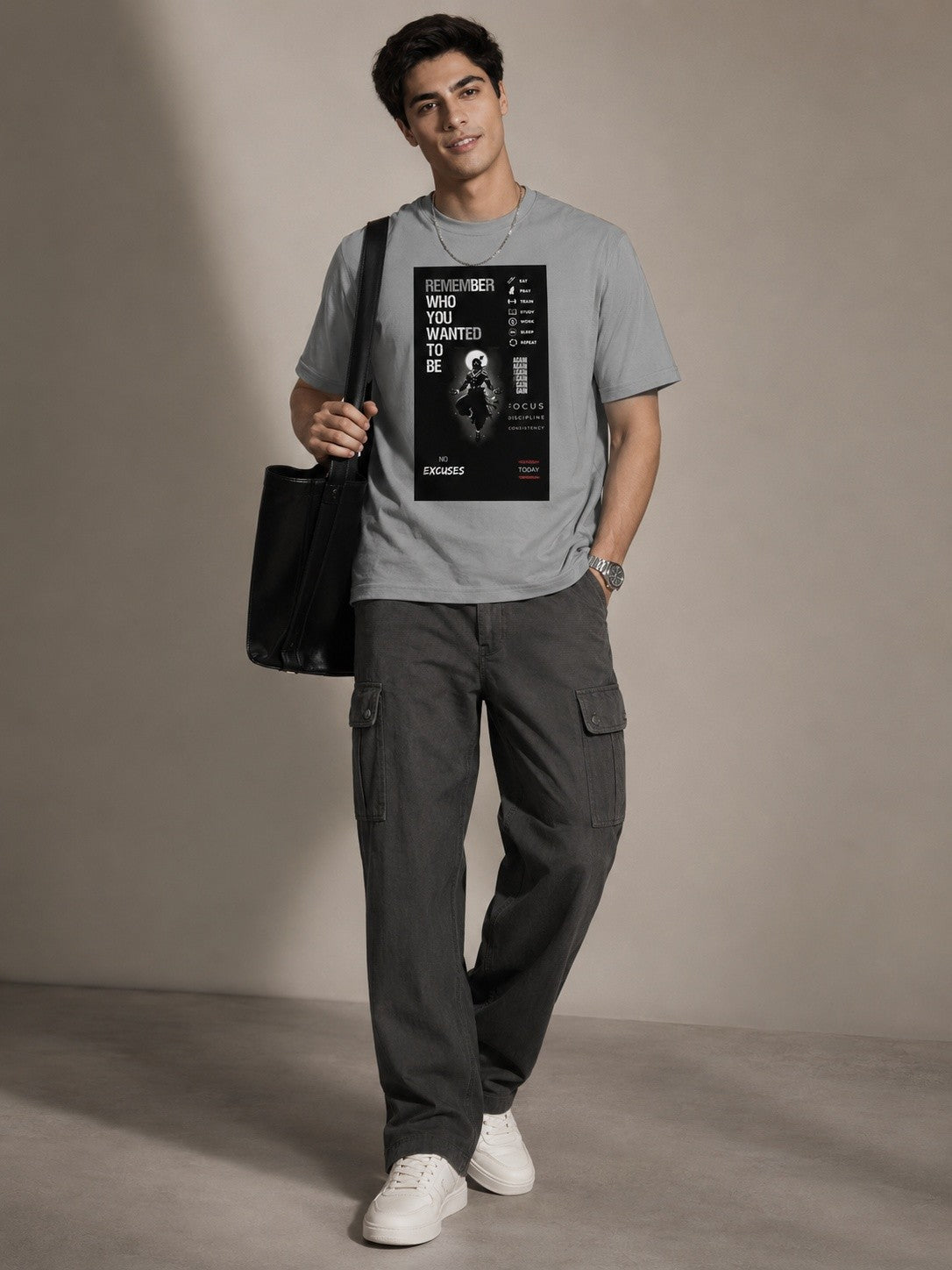 Identity Printed Round Neck Regular Pre-customized Tshirt for Men