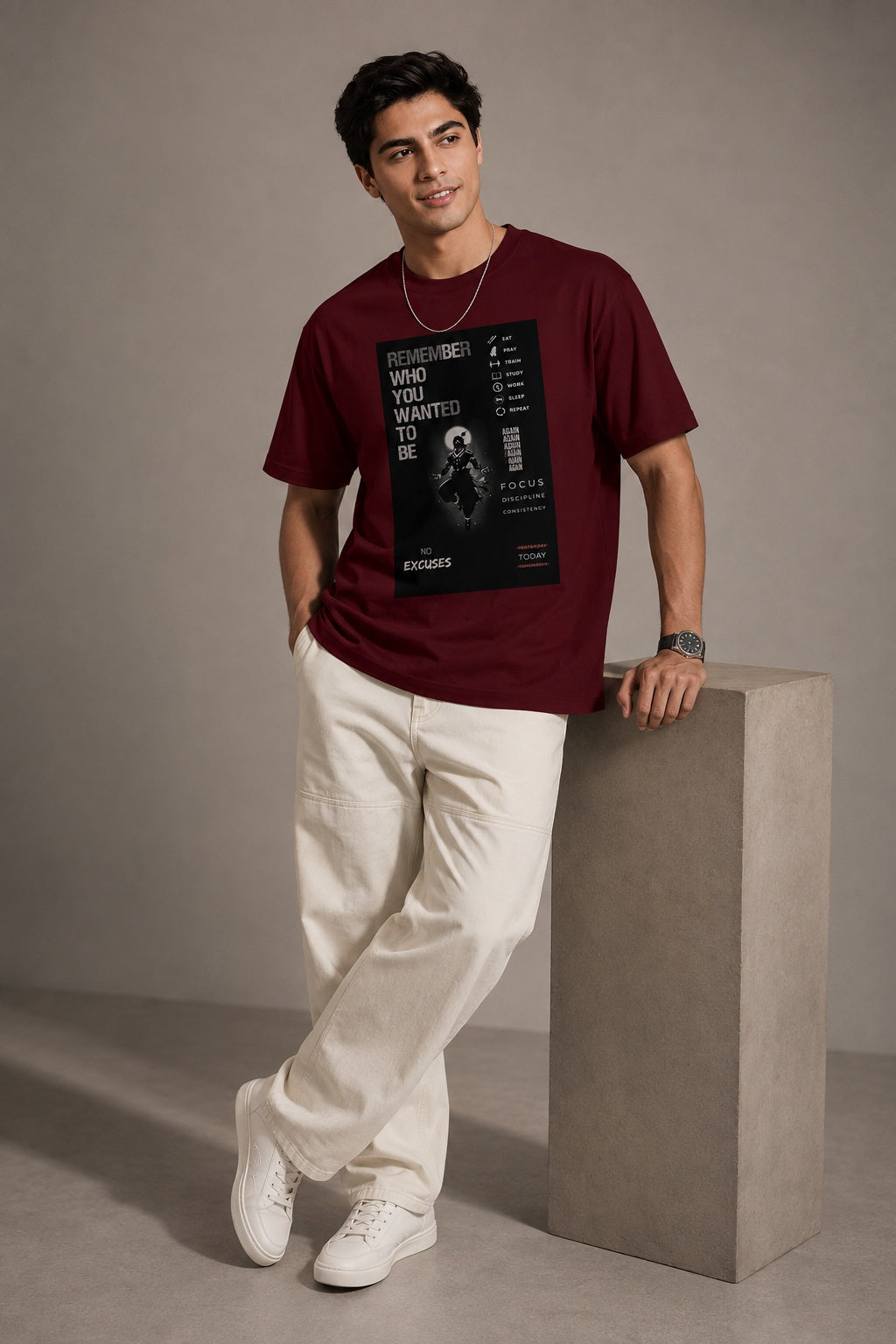Identity Printed Round Neck Regular Pre-customized Tshirt for Men