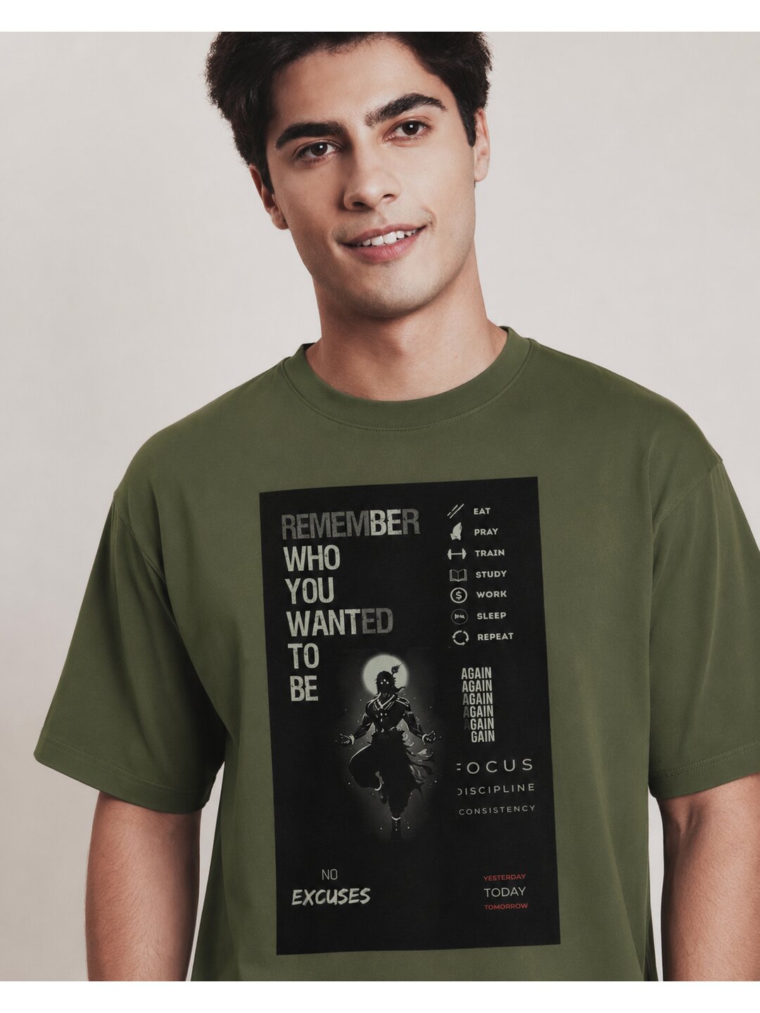 Identity Printed Round Neck Regular Pre-customized Tshirt for Men