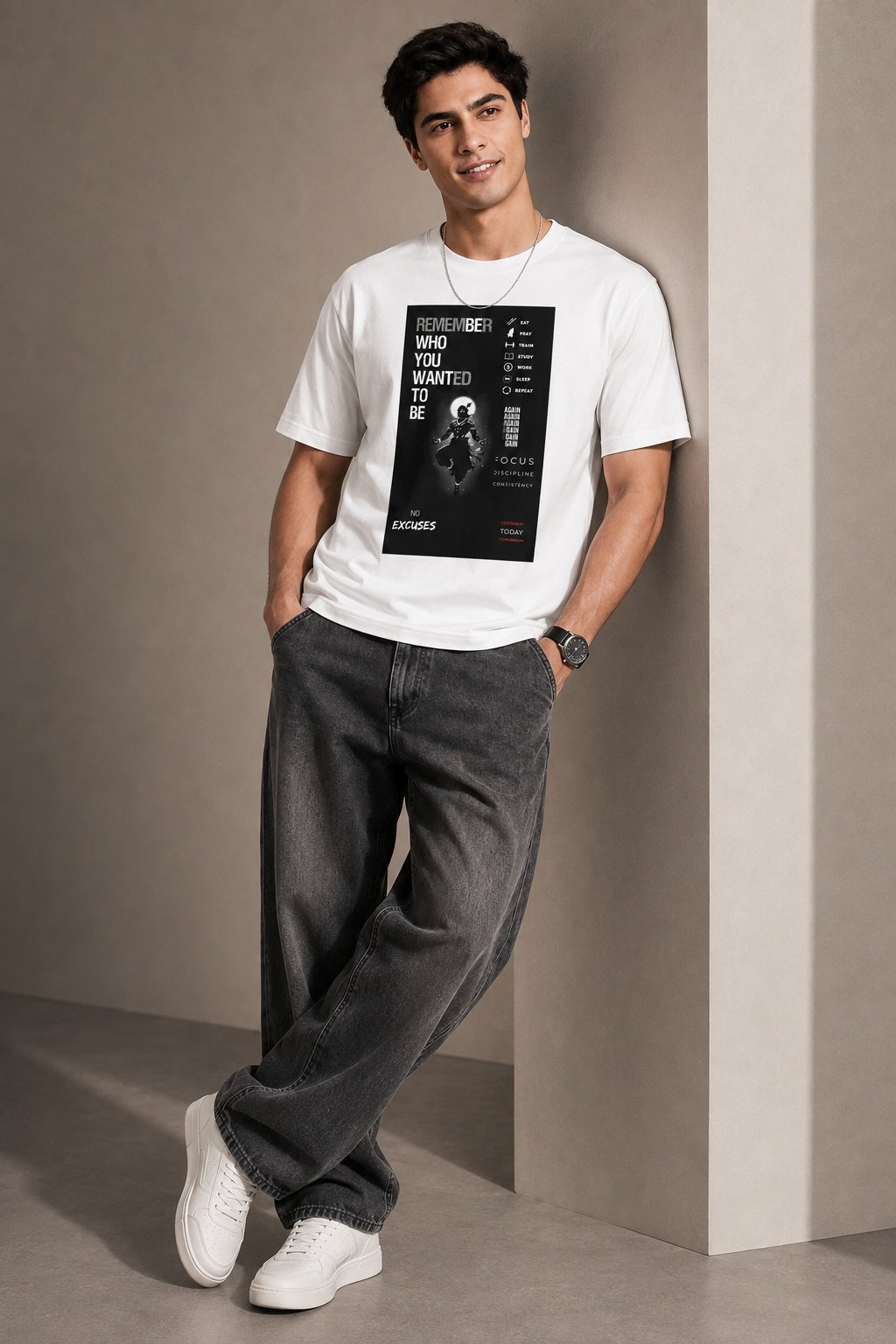 Identity Printed Round Neck Regular Pre-customized Tshirt for Men