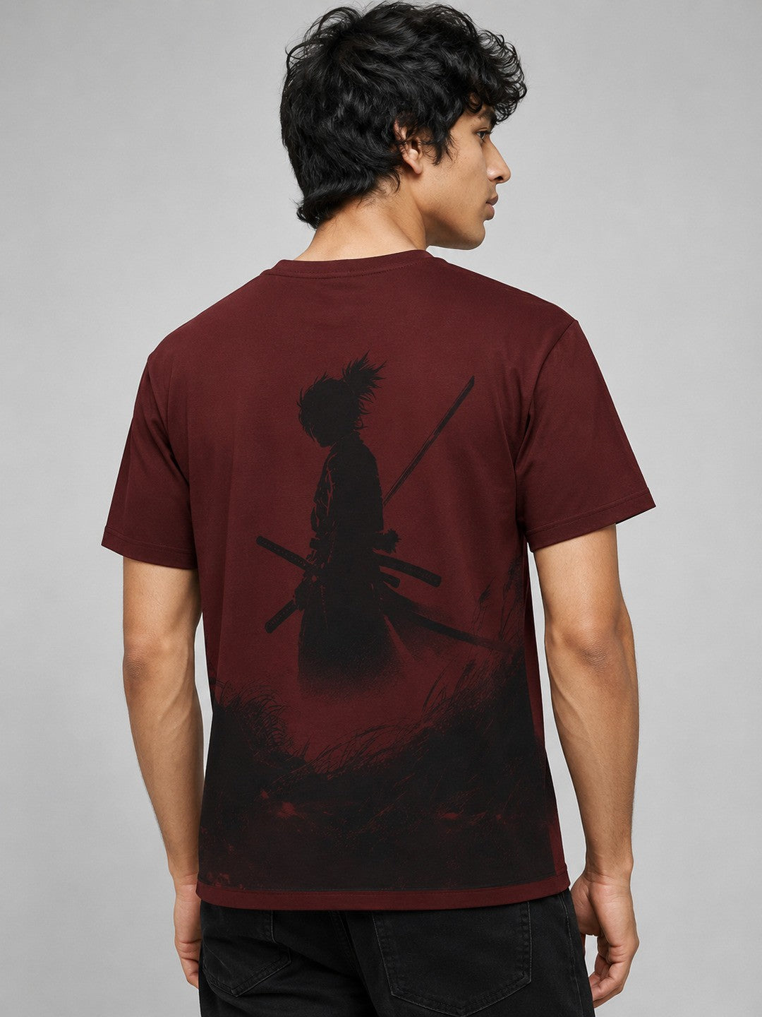 Neo Seoul Printed Round Neck Regular Pre-customized Tshirt for Men
