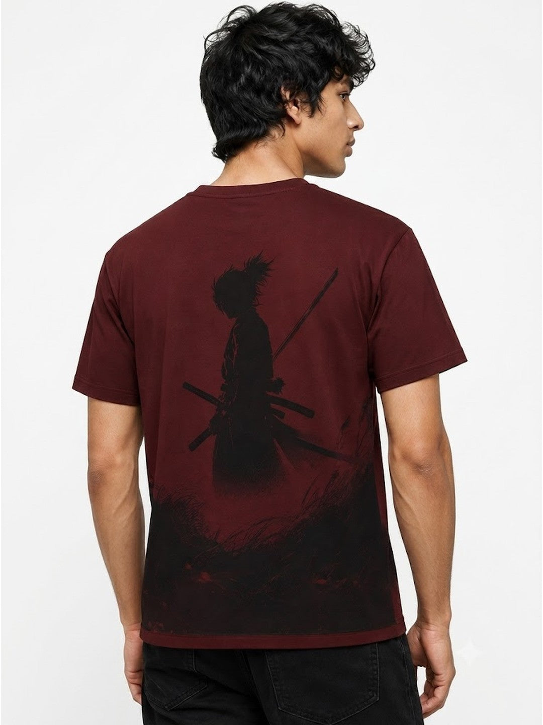 Neo Seoul Printed Round Neck Regular Pre-customized Tshirt for Men